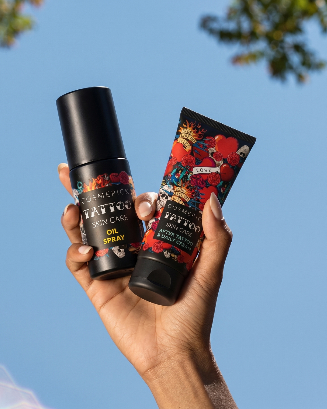 Pack Cuidado de Tatuajes — Crema + Aceite en Spray