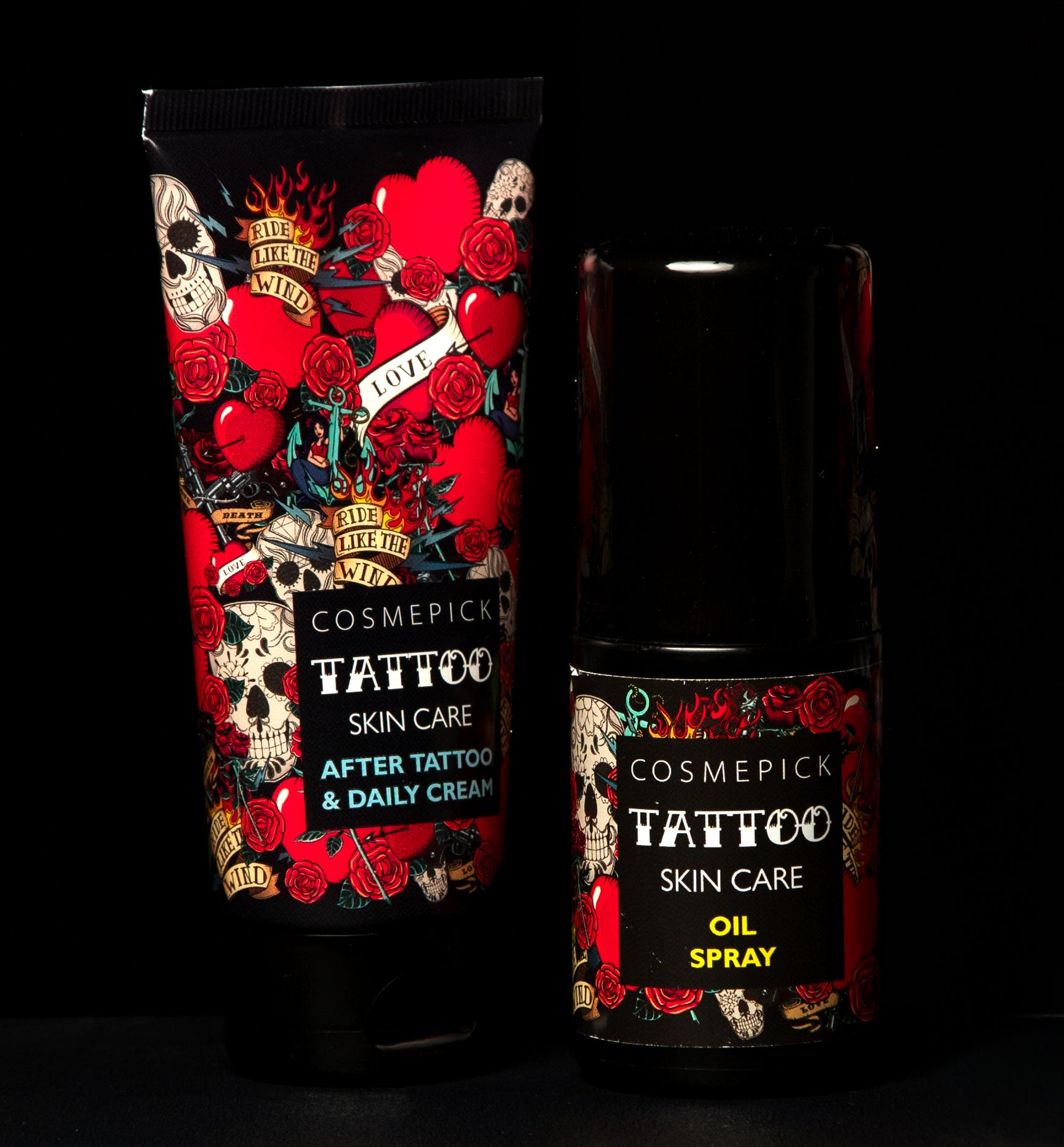 Pack Cuidado de Tatuajes — Crema + Aceite en Spray